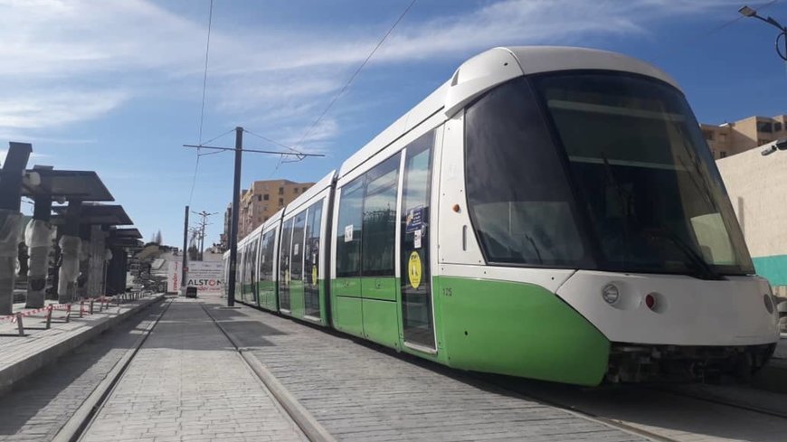 The Alstom – Cosider Travaux Publics consortium carries out the first dynamic test of the Constantine tram in Algeria